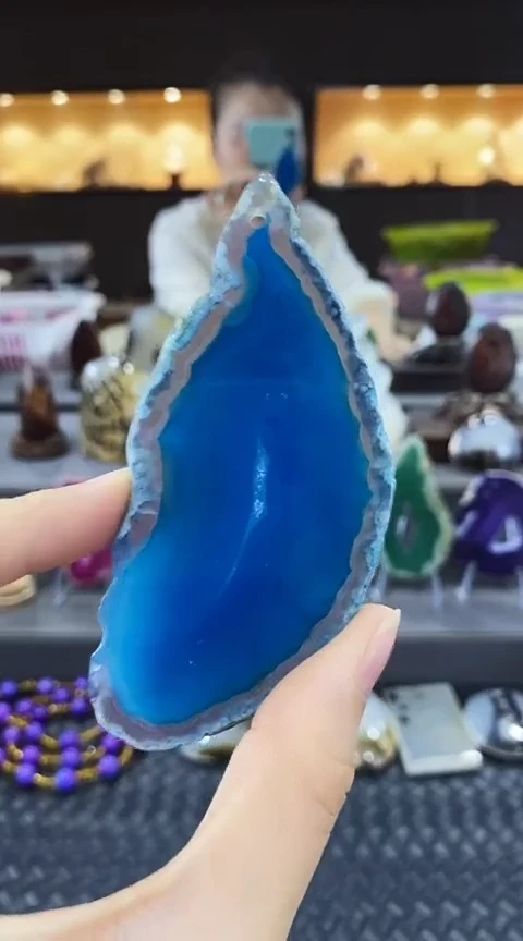 未镶嵌颈饰玛瑙/玉髓小**染玛瑙