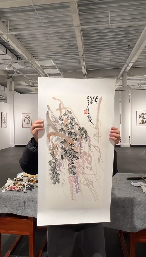 国画左古山-2平尺-国画作品