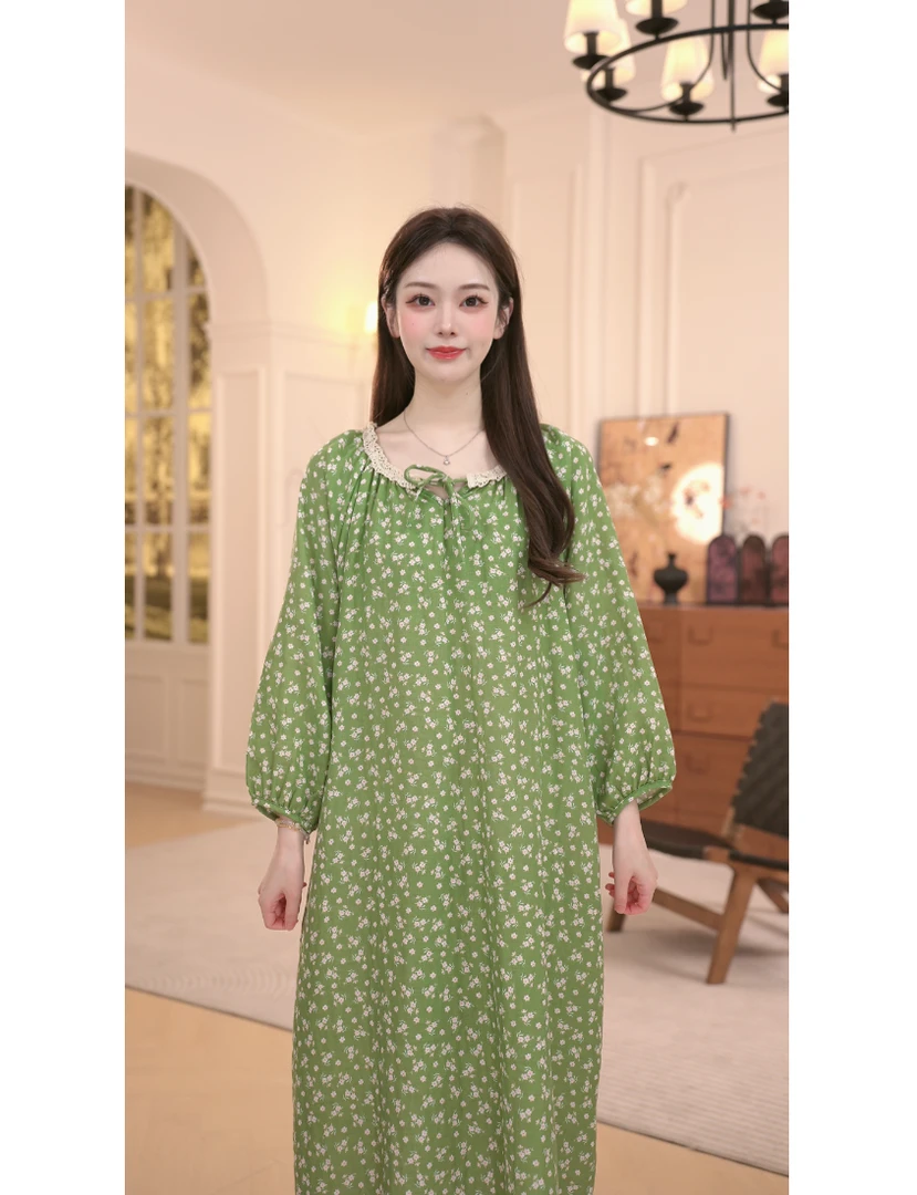 DM【望春风】高定设计款时尚家居睡裙