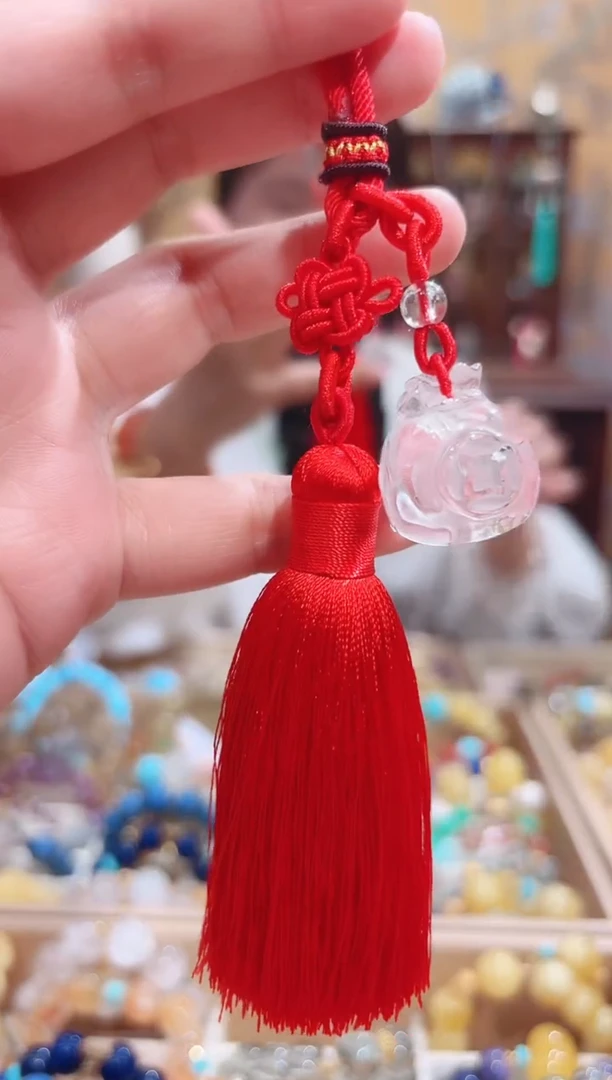 未镶嵌车挂水晶设计款珠串