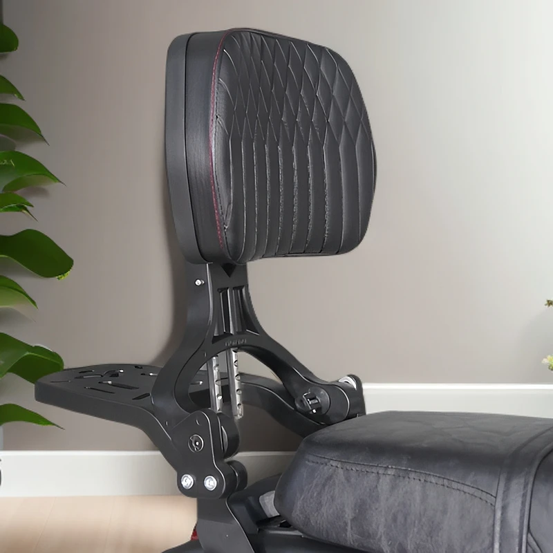 适用豪爵tr300折叠靠背改装都市旅行版可伸缩tr300plus必买配件