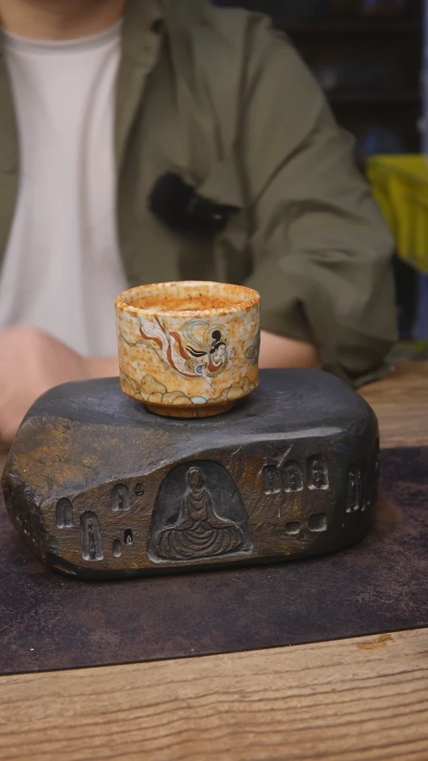 甘石陶艺志野手绘358