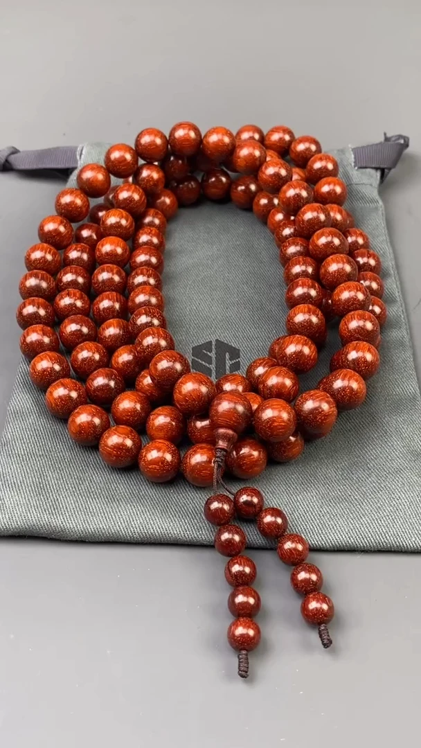 【闪购商品】檀香紫檀（小叶紫檀）手串/手链印度小叶紫檀 1.2x108