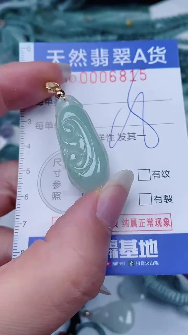 翡翠未镶嵌颈饰00006815