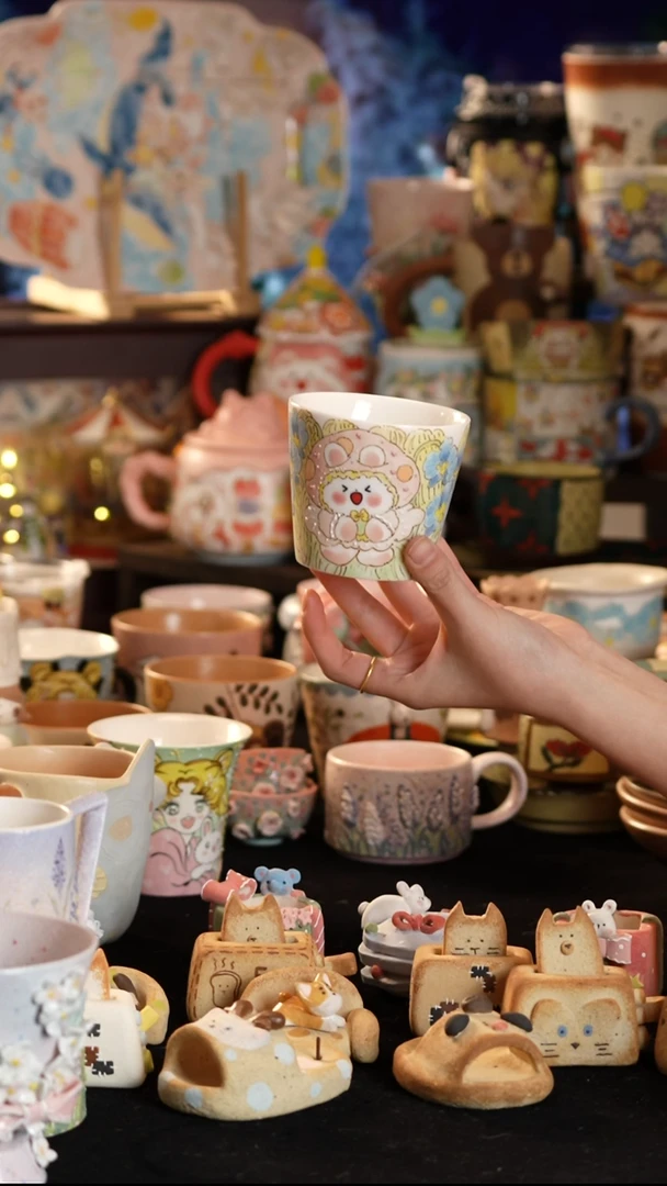 其他陶景德镇釉下彩手绘设计师款陶瓷