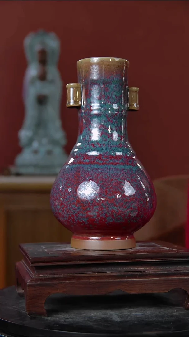 摆件大宋官窑 【贯耳瓶】