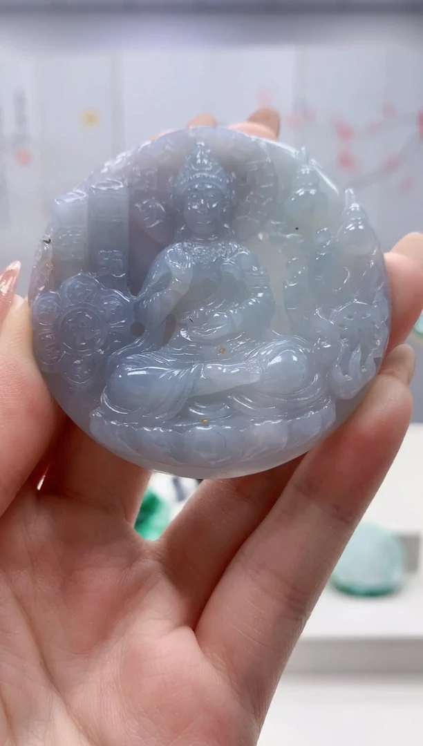 未镶嵌定制翡翠4688jw-毛货挂件51