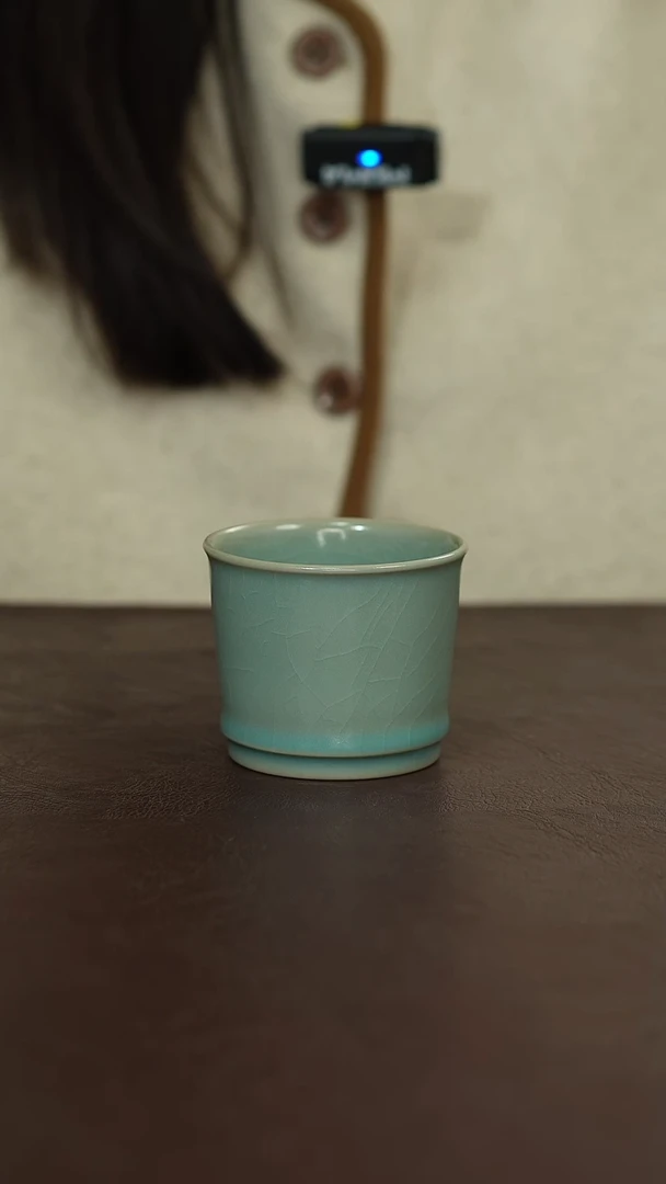 摆件陶原矿原釉汝宋汝瓷