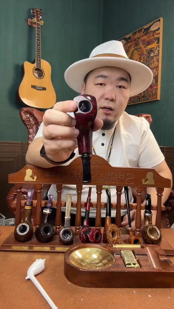 石楠木木雕款意大利进口石楠木烟斗