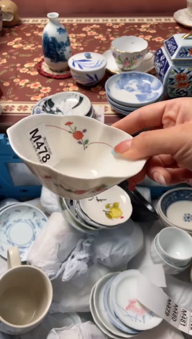 瓷片俩*妈瓷器瓷器M478