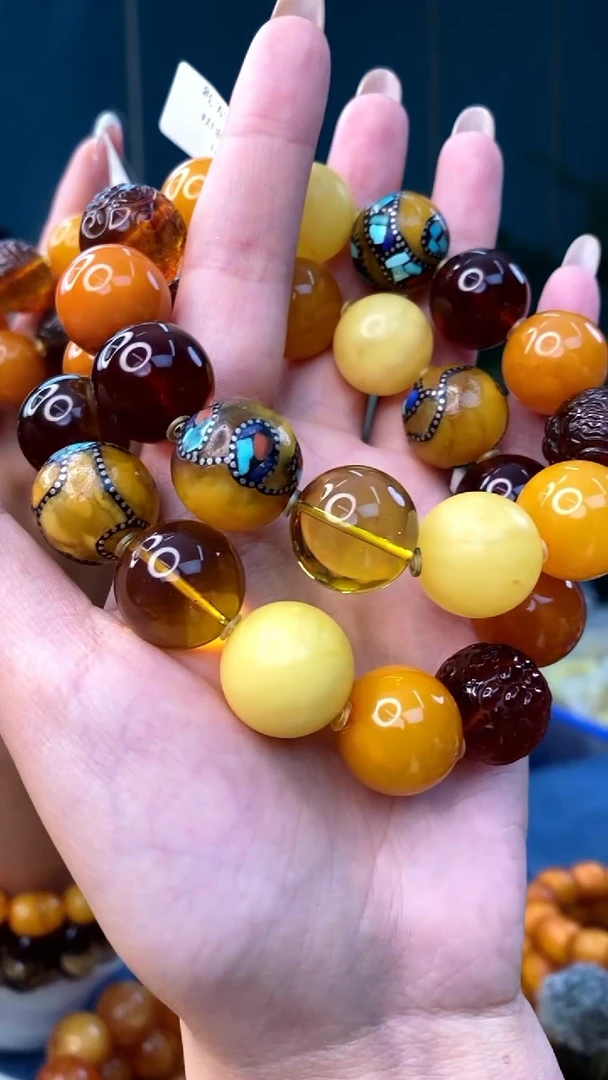 裸石琥珀未镶嵌12/23多样性发其一83