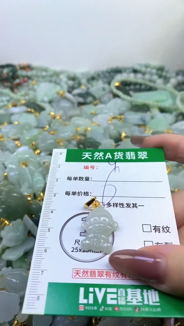 颈饰未镶嵌翡翠纯天然缅甸A货翡翠