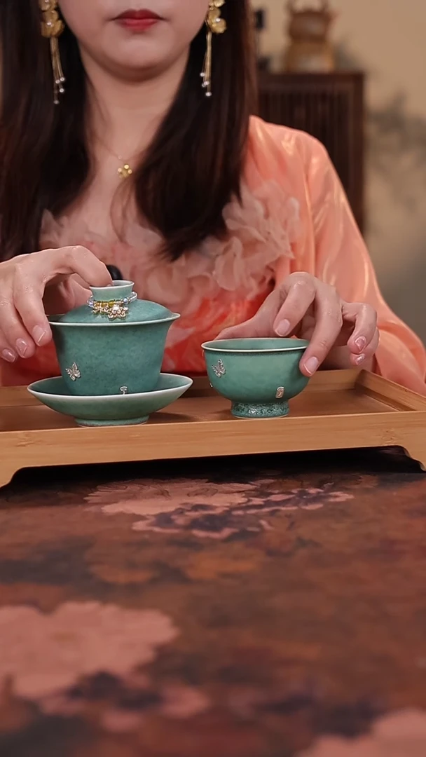 陶瓷茶具（无礼盒无茶盘）@@A11997