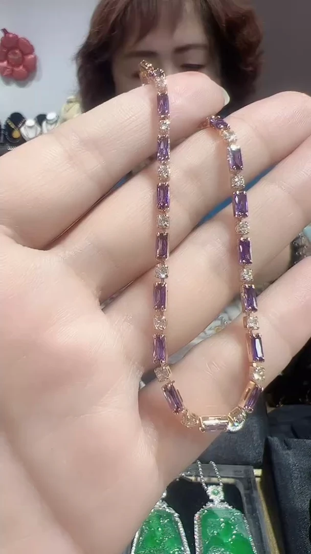 合金手链紫晶2025120251