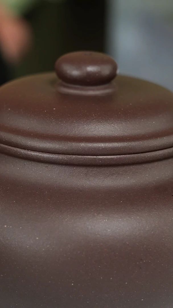 茶壶紫砂四*底槽青300毫升微瑕