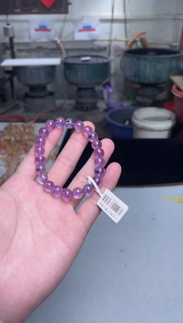 【闪购商品】水晶手串未镶嵌紫水晶9多样性发其一