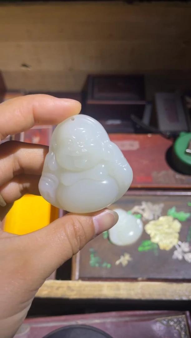 【闪购商品】白 弥勒佛 1件