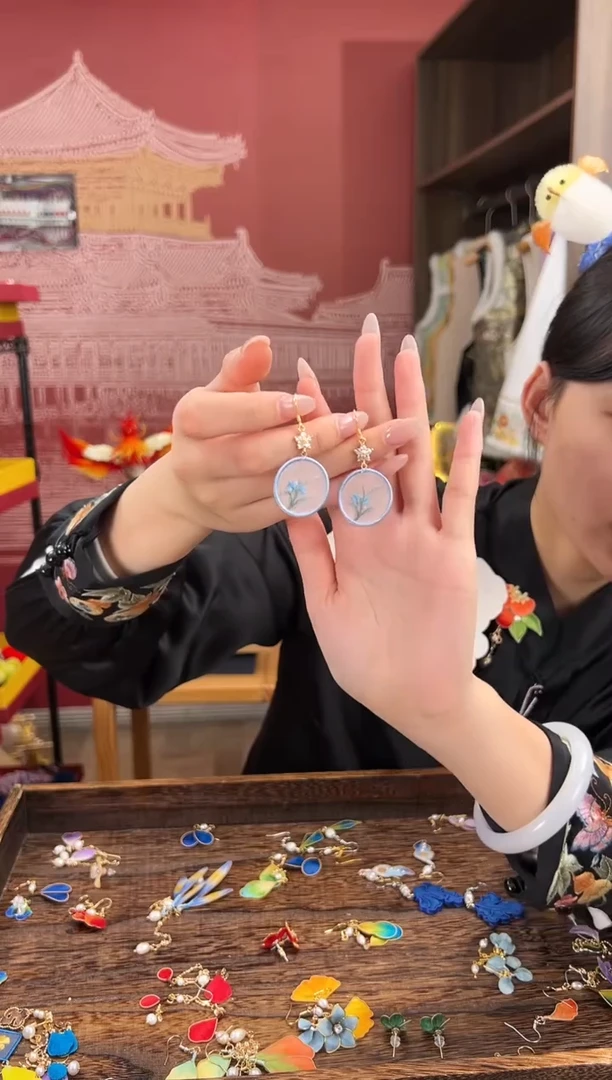 【闪购商品】刺绣苏绣世家非遗手工（耳环）