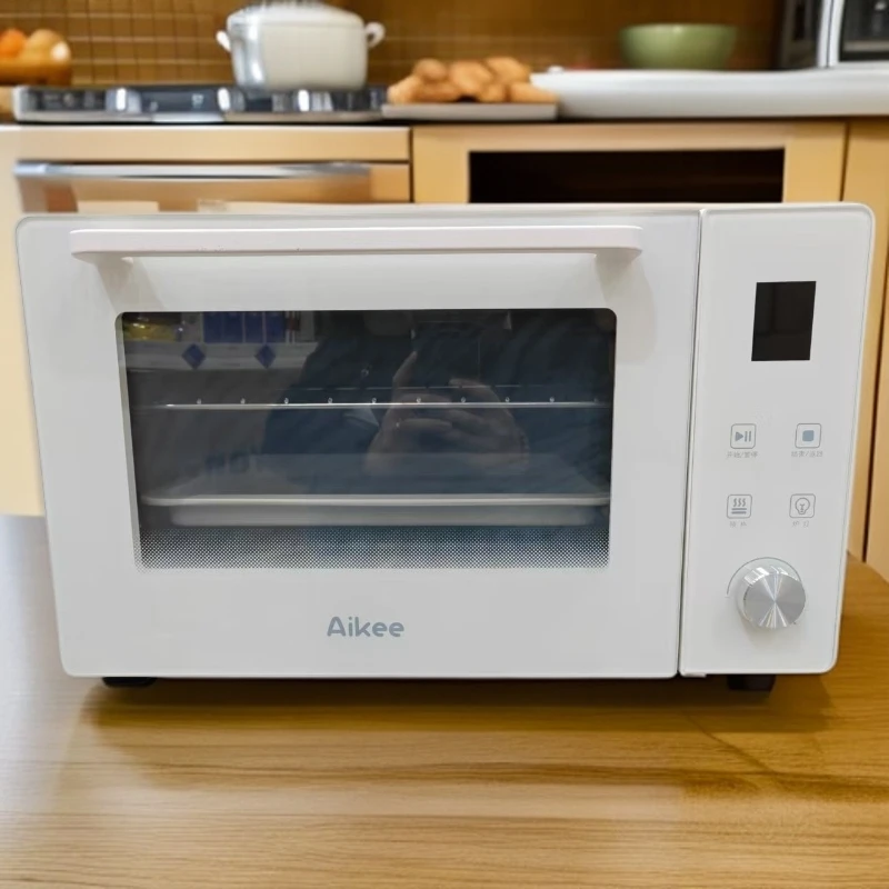 厨房多功能电烤箱微波炉高颜值-白色款