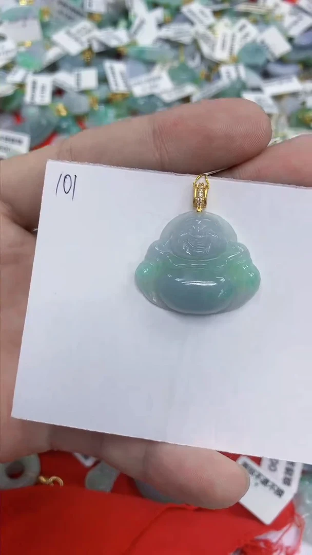 颈饰未镶嵌翡翠田*洋翡翠