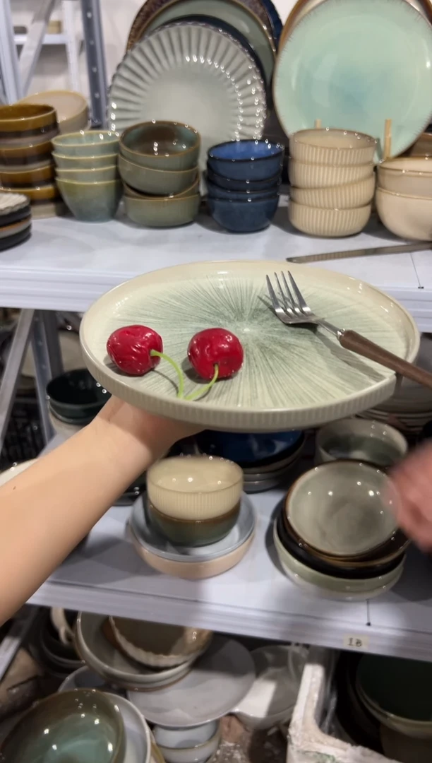 陶瓷外贸尾货瑕疵满20包邮X 小盘