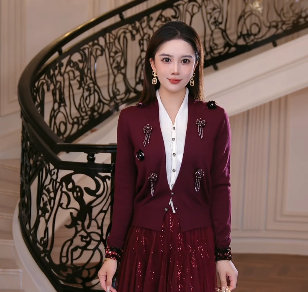 FNN【芙娜妮】2025新款休闲洋气衣服女穿搭气质女装上衣F2530280A