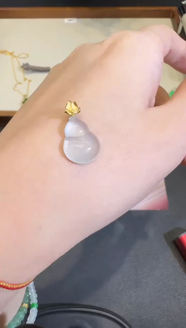 颈饰18K金镶嵌翡翠X1207-512-429