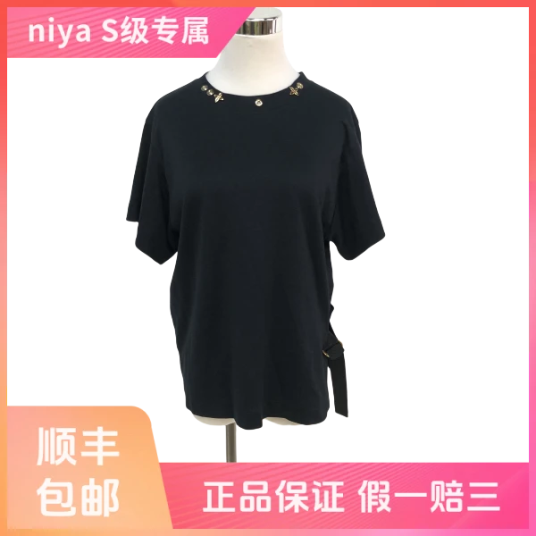 妃鱼/路易威登/棉/T恤/95新/凡0622