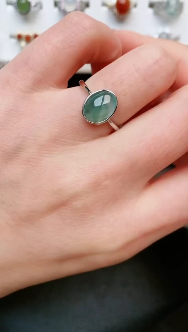 【闪购商品】翡翠戒指银S925镶嵌......