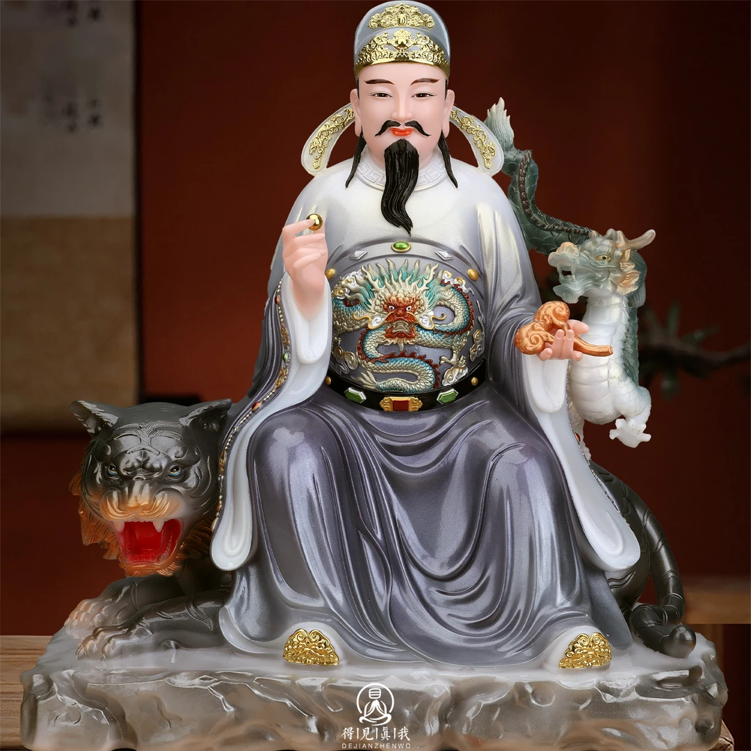 汉白玉药王神像药王菩萨家用客厅佛堂供奉摆件孙思邈神像神医华佗