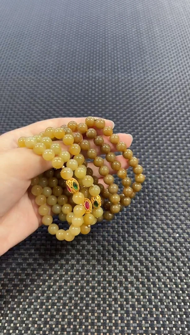 手串未镶嵌和田玉DIY约8mm （多样性发一件）1757