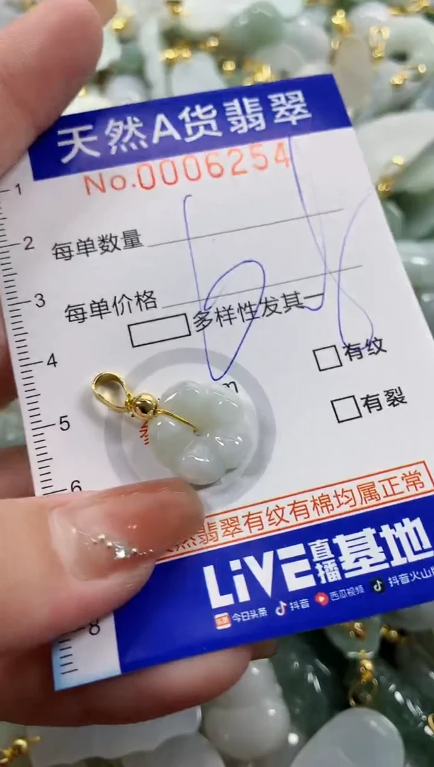 颈饰未镶嵌翡翠天然A货翡翠