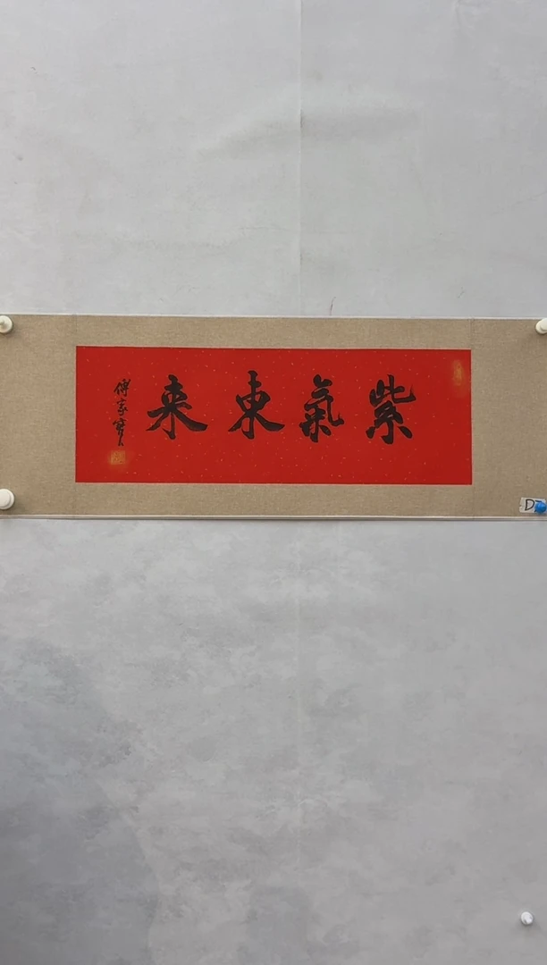 国画炳山文化---傅家宝老师作品 紫气东来