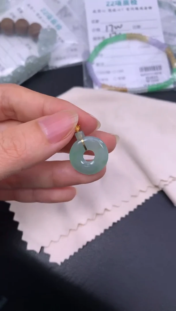 定制翡翠18K金镶嵌模式推广期48小时鉴赏期