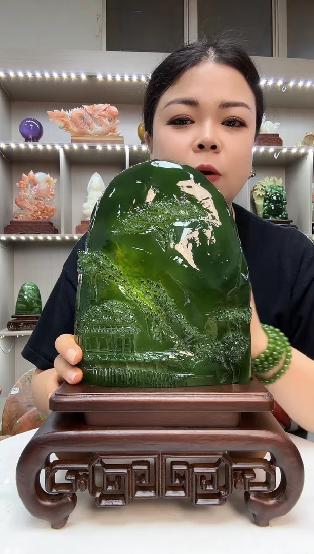 石材岫玉180山水