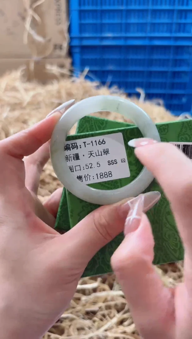 未镶嵌手镯石英质玉T-1166