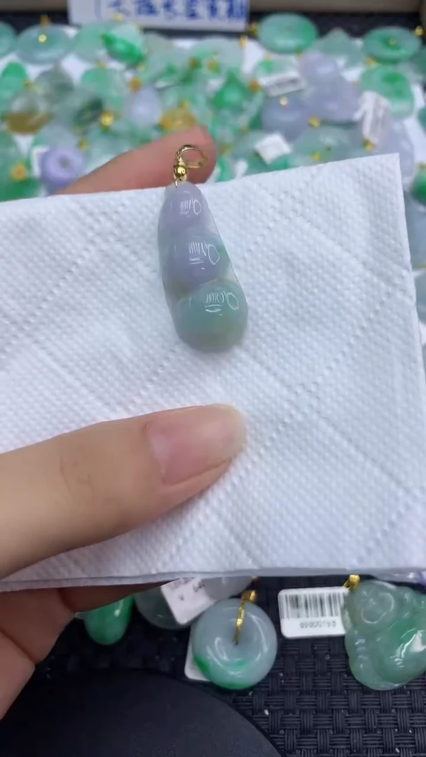 颈饰未镶嵌翡翠天然缅甸A货翡翠