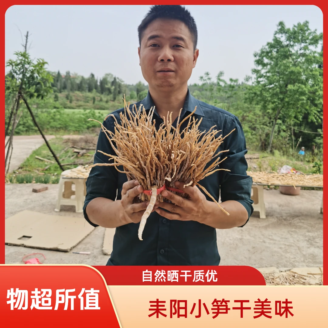 湖南衡阳耒阳农家自然晒干小笋干