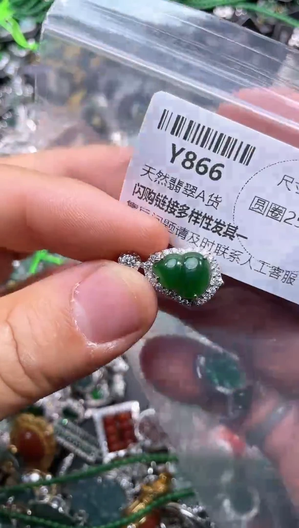 【闪购商品】翡翠颈饰未镶嵌Y866吊坠