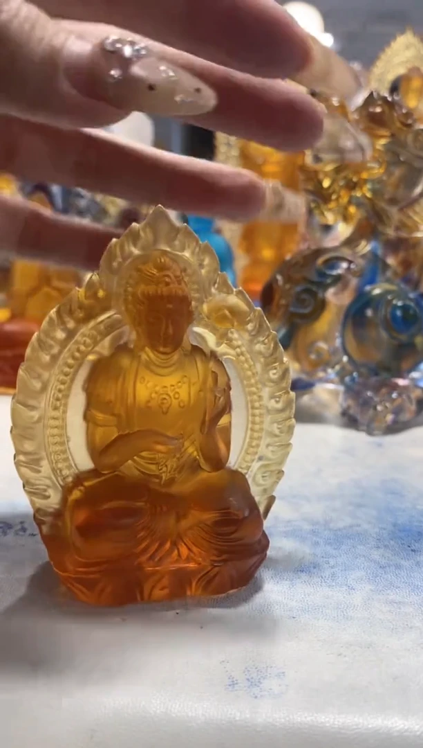 手工艺品琉璃434全品大势至 古法琉璃 假一罚十 有运费险