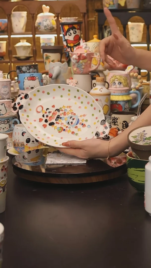 景德镇釉下彩绘设计师款式陶瓷