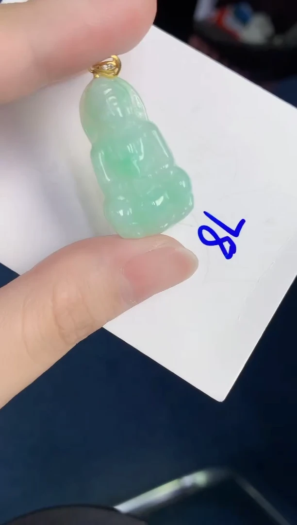 颈饰未镶嵌翡翠天然翡翠缅甸A货