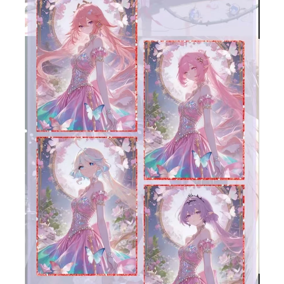 【独秀】第二弹A5原神崩铁二创色纸周边收藏卡牌