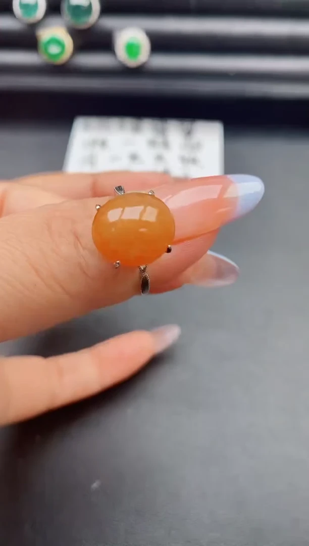 翡翠戒指银S925镶嵌321321