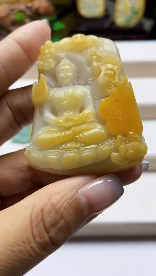 颈饰未镶嵌翡翠翡翠A货