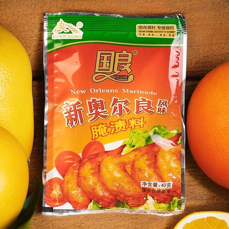国良新奥尔良风味蜜汁烤翅烤肉腌料烧烤微辣露营烹饪料家用40g