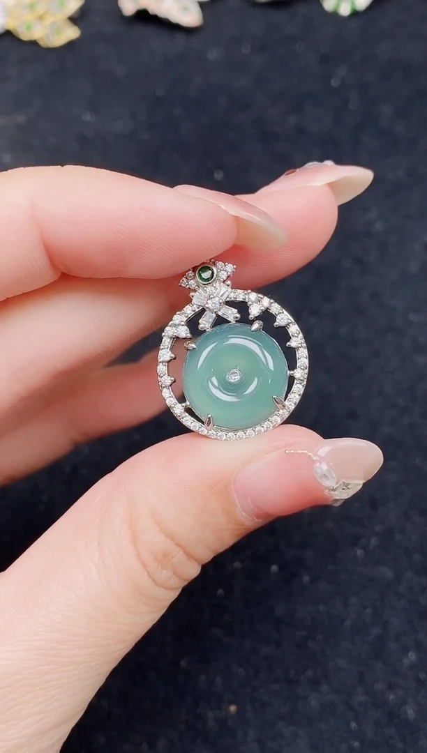 颈饰未镶嵌翡翠天然A货翡翠 保A保真（多样性发其一）