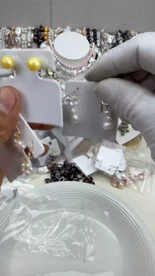 颈饰银S925镶嵌淡水珍珠1