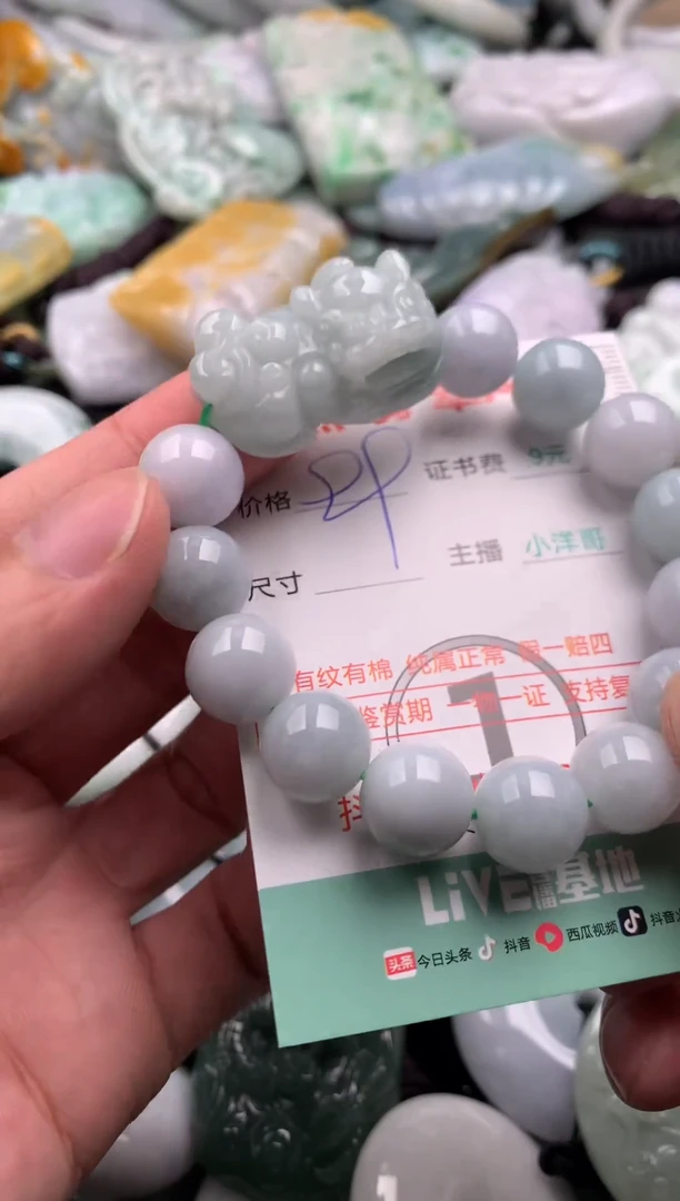 翡翠未镶嵌吊坠(不含链)1