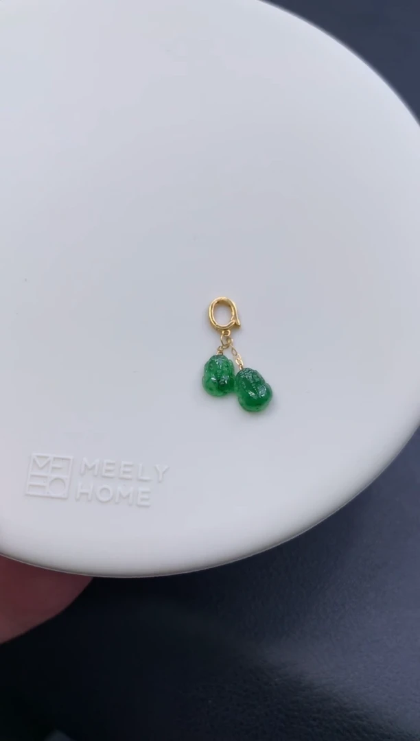 18K金镶嵌定制翡翠48小时鉴赏期 退货不扣服务费